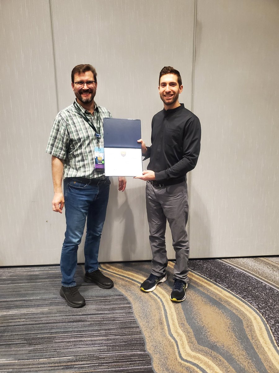 Gerald F. Audette (@gfaudette) on Twitter photo Congrats to Nick for his Etter Student Award lecture at the #ACA2024 meeting! <a href="/ACAxtal/">ACAxtal</a> <a href="/CNC_Crystals/">CNC_Crystals</a> <a href="/YorkUScience/">YorkU - Science</a> Congrats to Nick for his Etter Student Award lecture at the #ACA2024 meeting! <a href="/ACAxtal/">ACAxtal</a> <a href="/CNC_Crystals/">CNC_Crystals</a> <a href="/YorkUScience/">YorkU - Science</a>