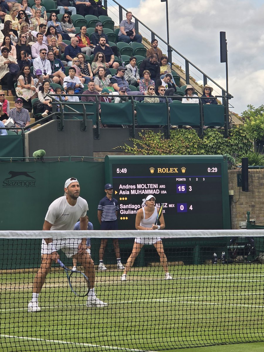 gonzalezsanty's tweet photo. Gran partido hoy!!! Mañana en busca de las semifinales
#wimbledon #mixdoubles #vamos #mexico https://t.co/EyFeeR3mZz