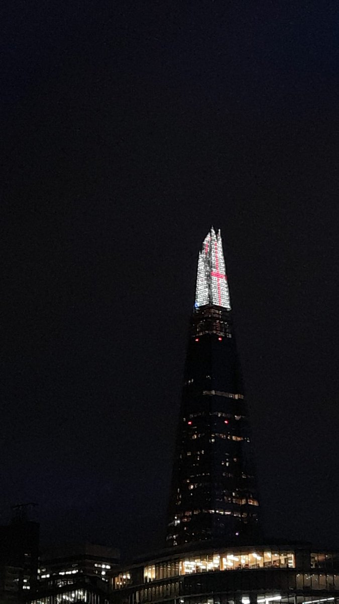 The Shard this evening
...