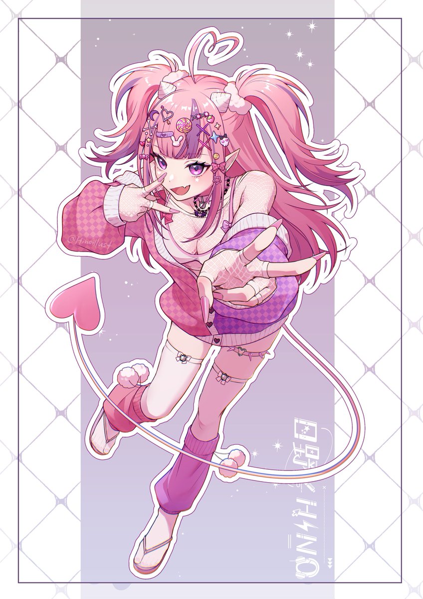 Hinoillust's tweet photo. 💜 #ironmouseart #VShojoArt https://t.co/h95U31BdmF
