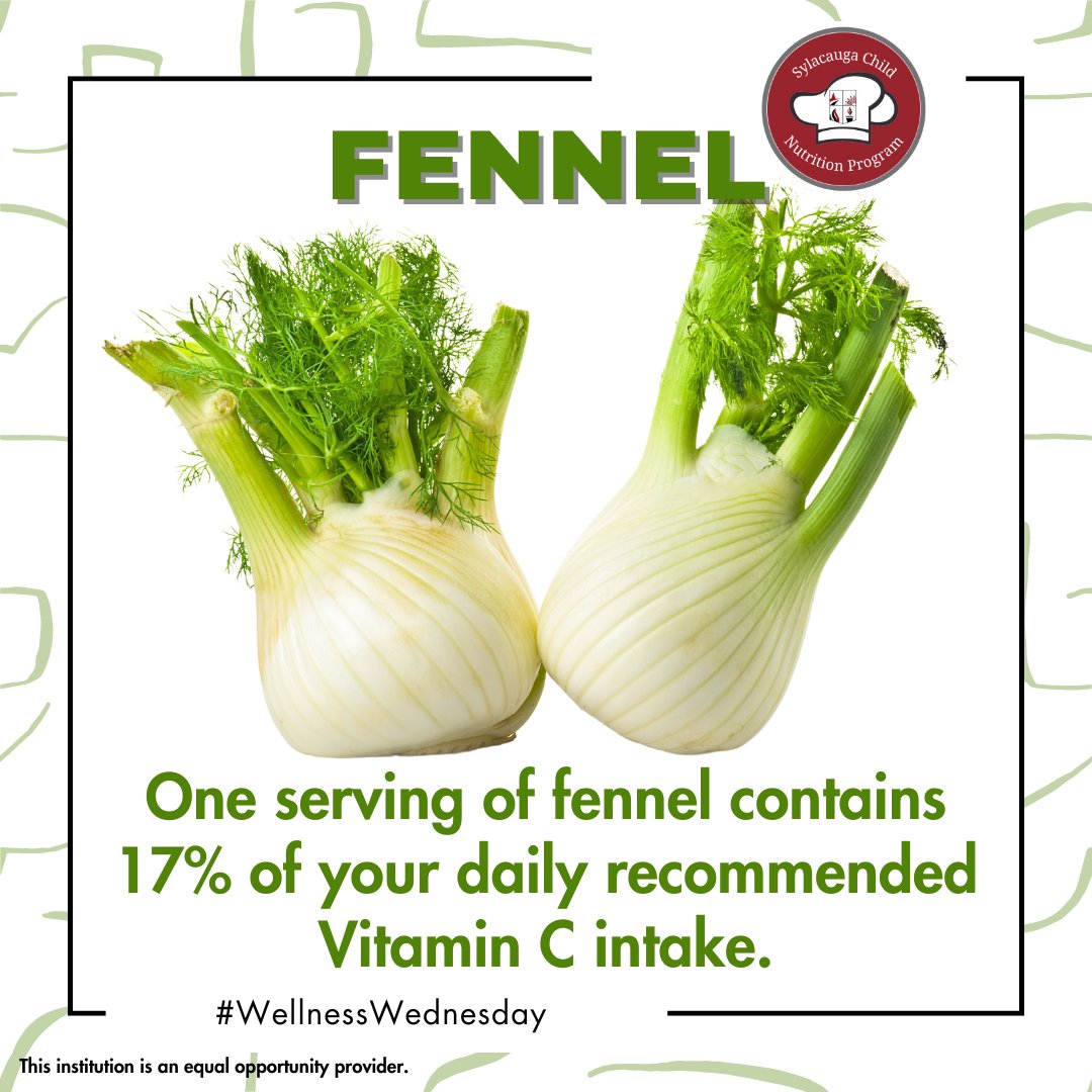 We hope our students have a "fennel-tastic" day!

#SylacaugaAL #SylacaugaAlabama #Sylacauga #ALschools