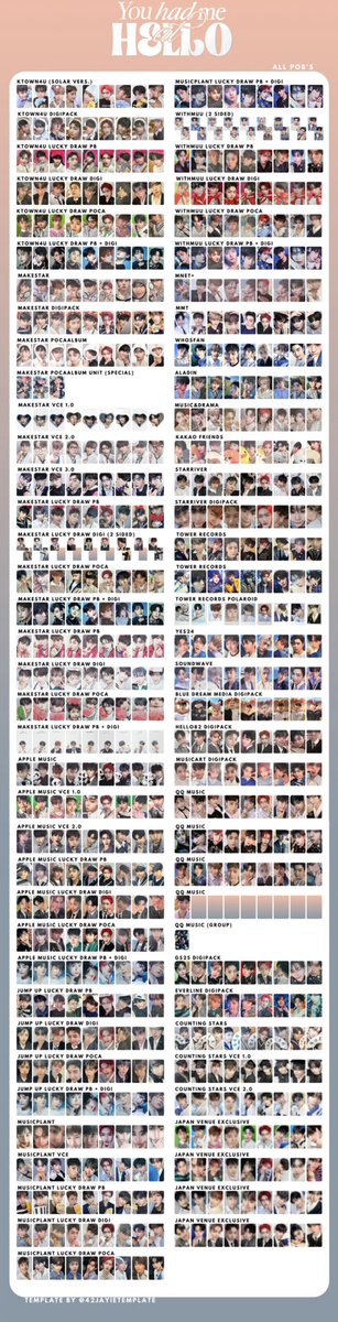 42jayietemplate's tweet photo. [working on]

ZB1 {zerobaseone} You Had Me At Hello ALL POB’s photocards template 

 - 제로베이스원 {제베원} YHMAH ALL POB’s 포카 리스트 -

ʚ 10.07.2024 ɞ

#ZB1 #YouHadMeAtHello #zb1template #MATTHEW #TAERAE #RICKY #ZEROBASEONE #JIWOONG #HANBIN #ZHANGHAO #GYUVIN #GUNWOOK #YUJIN https://t.co/ANrBgfXMuk