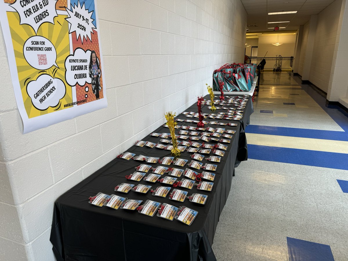 Two days down for our joint ELD and ELA summer leadership learning, Unlocking Student Potential: Cultivating Literacy and Multilingualism as Superpowers. This is conference style set up with three choice session today, key note speaker, and swag bags. Lots of great learning.