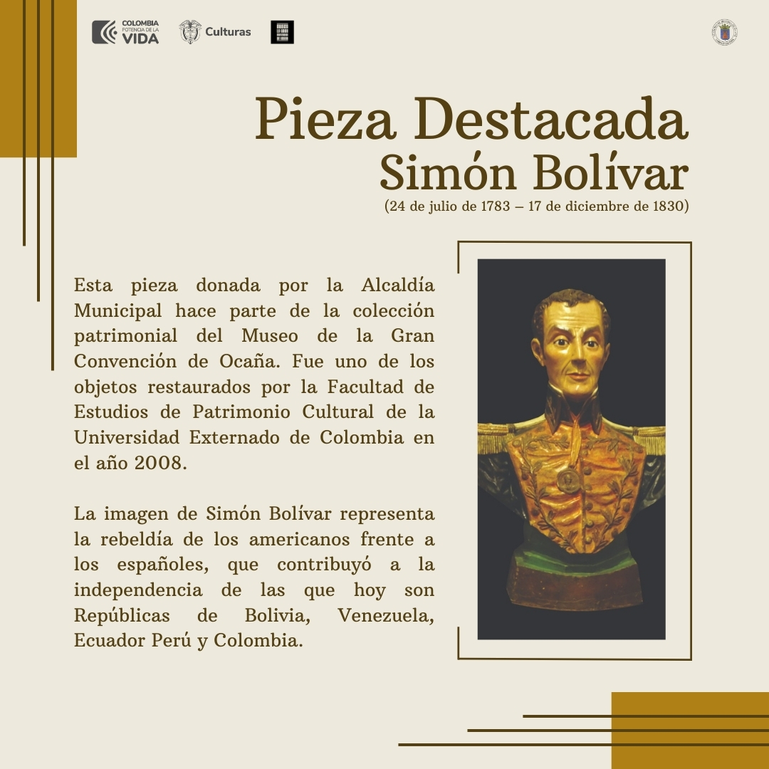 luisepaez1's tweet photo. Museo de la Gran Convención de Ocaña. Piezas de nuestra colección. https://t.co/6KKJTNsPxY