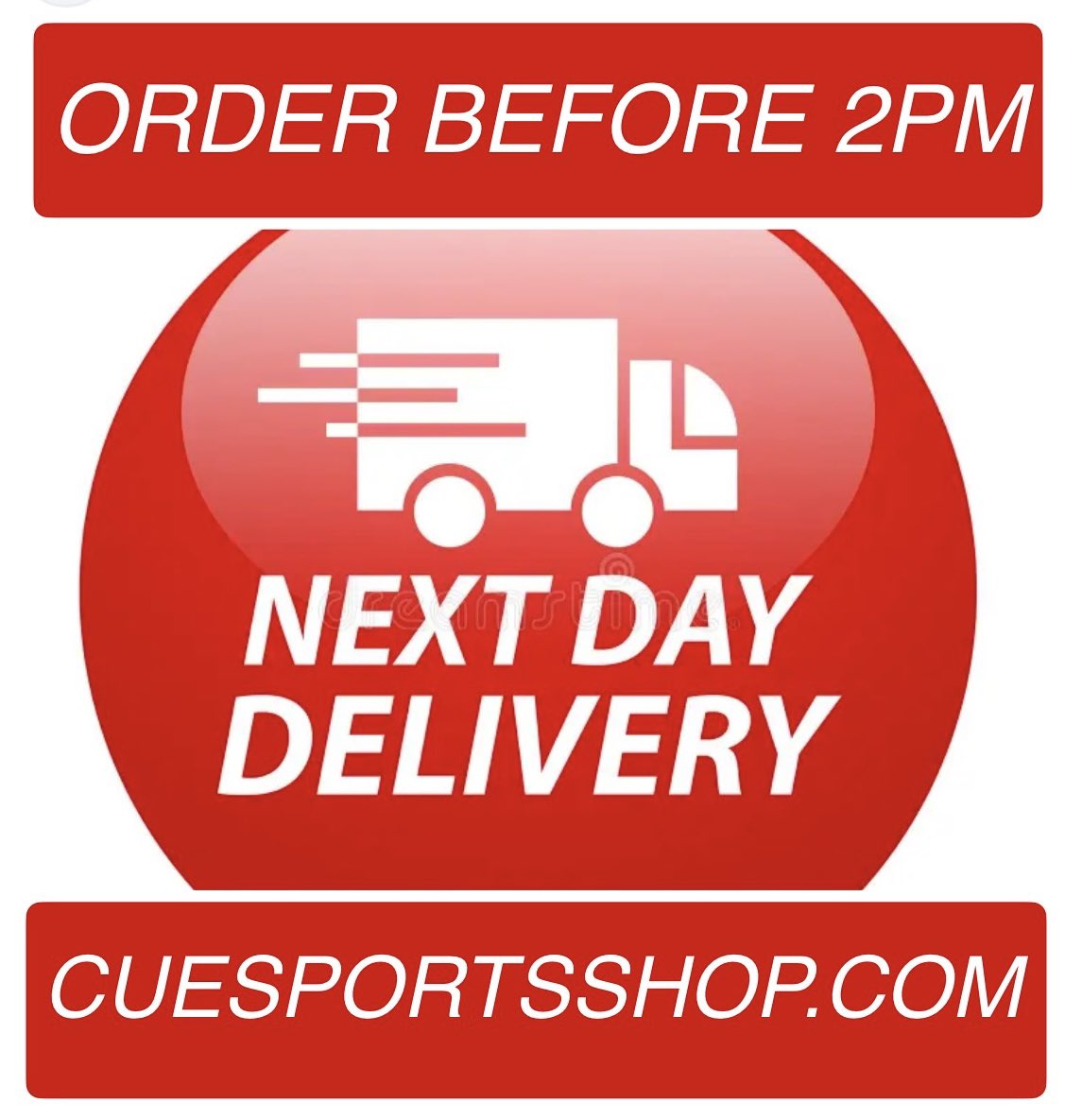 New lower prices for UK Shipping! 
cuesportsshop.com