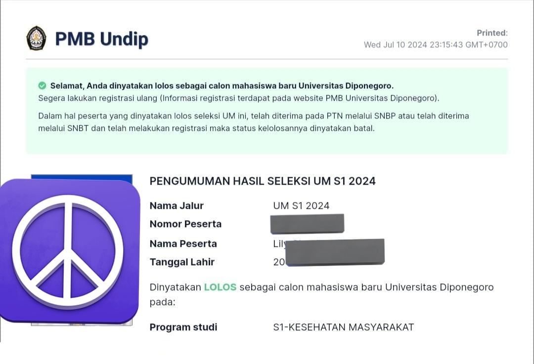 nuevanilla's tweet photo. alhamdulillah kesmas undip..🥺 https://t.co/MKZ3n1lnX6