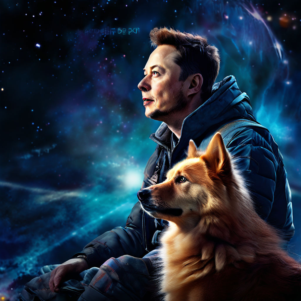 OzzoJono's tweet photo. Byte's on a cosmic vacay with Elon at the moon! ππ· While we're all stuck here on Earth, $Byte's living his best life, sipping digital martinis and exploring the lunar landscape. π·π· And let's be real, if anyone knows how to party on the moon, it's Elon! π· #ByteVacation #ElonMusk #MoonAdventure ππ