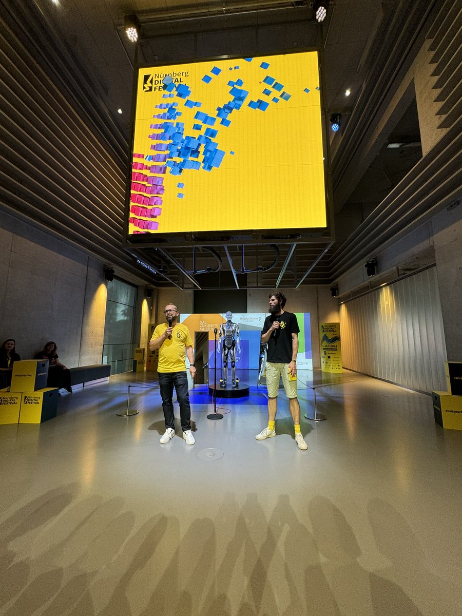 Full-House beim Closing-Event der <a href="/nuedigital/">Nürnberg Digital Festival</a>. Danke für das spitzen Festival voller Events. Weiter so! 👍