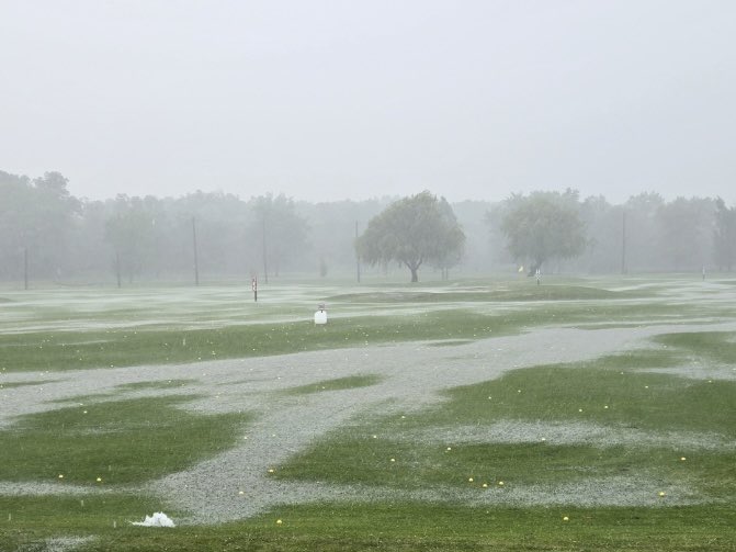 BrockGolfCourse's tweet photo. Welp, on second thought, we’ve reached a point where the course is unplayable and the range is flooded so we’re closing down for the rest of today, Wed, July 10.

Group lessons will carry on as usual today, and will be held indoors.

Ahhhhh, nature! 🌧️ https://t.co/36qrwdWsEf