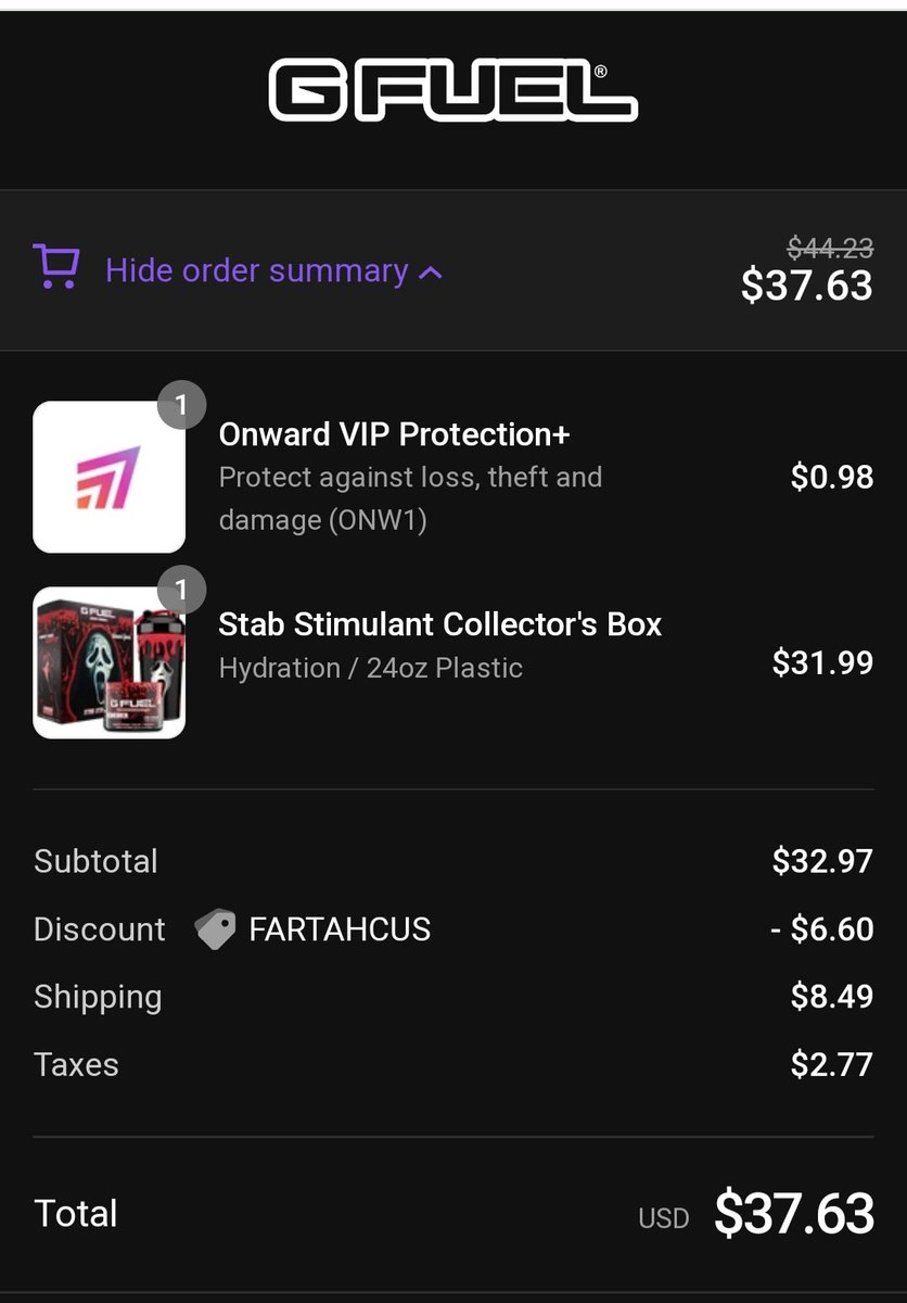 Get ur discount using code "FARTAHCUS".  From the man, the myth, the legend <a href="/Fartahcus/">GFUEL | Fartahcus</a>