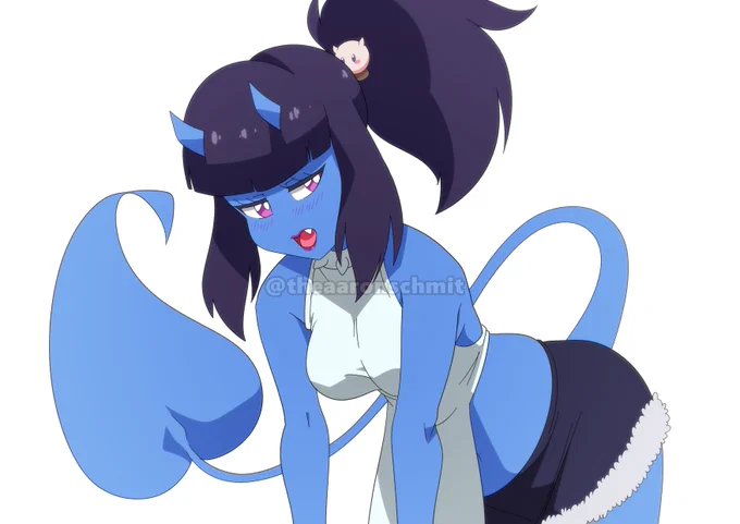 Everyone!! Say hi to Lala, the 4'1" blue imp!