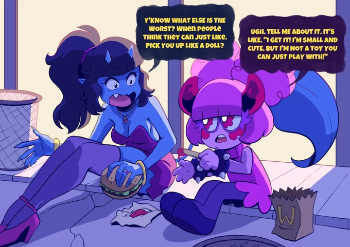 Everyone!! Say hi to Lala, the 4'1" blue imp!