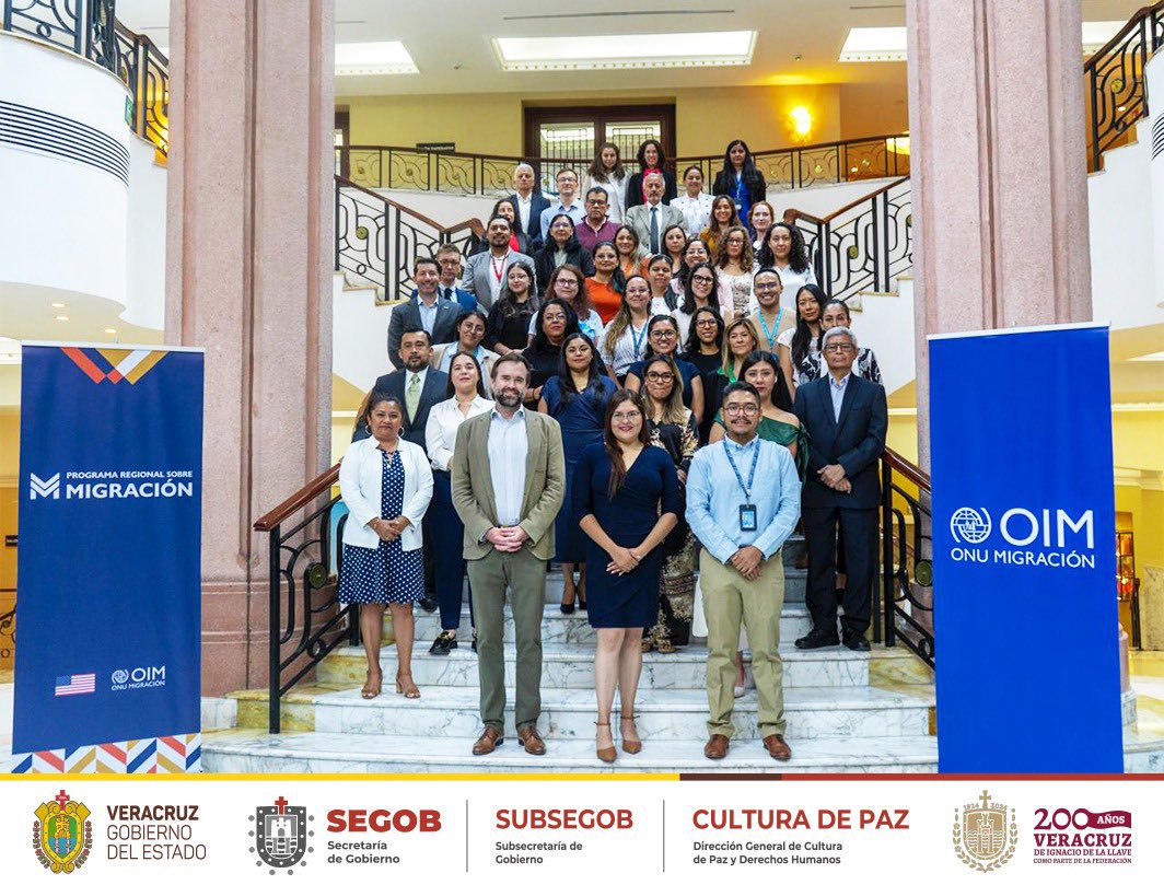 DGCPDH_Veracruz's tweet photo. Ayer, la Mtra. Saira Gabriela Vásquez Aragón asistió al Foro Nacional sobre Cambio Climático, Emergencias y Movilidad Laboral, organizado por la @OIM_Mexico.

Con estas acciones fortalecemos las instituciones del Estado para #NoDejarANadieAtrás. https://t.co/24AVHfQxVG