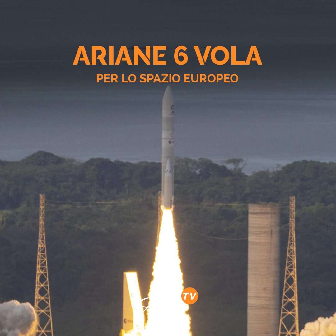 ASI_spazio's tweet photo. 🚀Ariane 6 di @esa vola e apre una nuova era per lo spazio europeo.
🍾Il volo inaugurale di Ariane 6 è decollato il 9 luglio alle 21 italiane.

🎬 Guarda il video su #AsiTV 👉https://t.co/UVPDmWKSjy
🎧 O ascolta il podcast 👉https://t.co/iIlaan2Ndb
#Ariane6 #Spazio #SpazioEuropeo https://t.co/NAXprw5woX