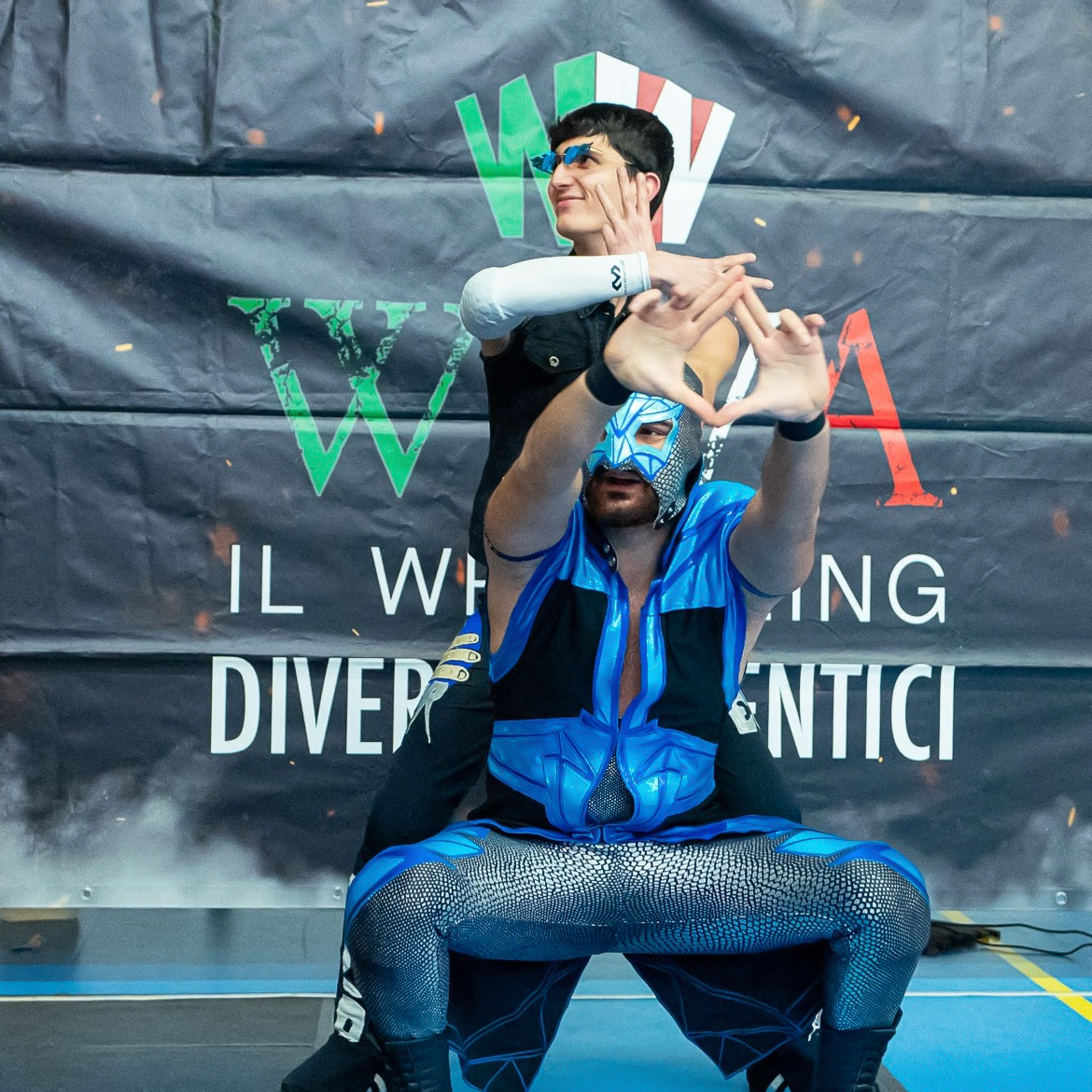 MakroDiamond's tweet photo. Me and Walter Ego on our way to the ring 💎

#makrodiamond #wrestling #johncena https://t.co/yXNB0soY1y