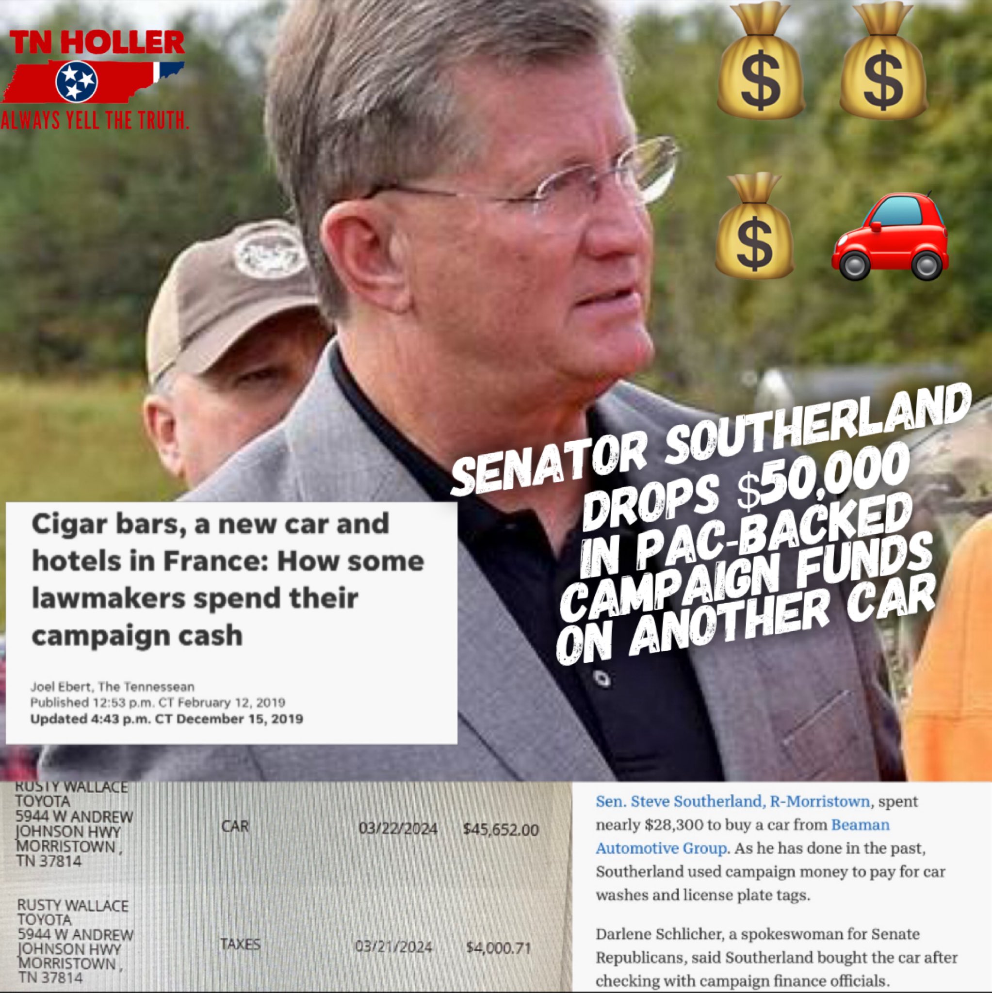 The Knoxville Holler on X: &ldquo;⚡️ 💵 🚘 UPDATE: Senator Steve 