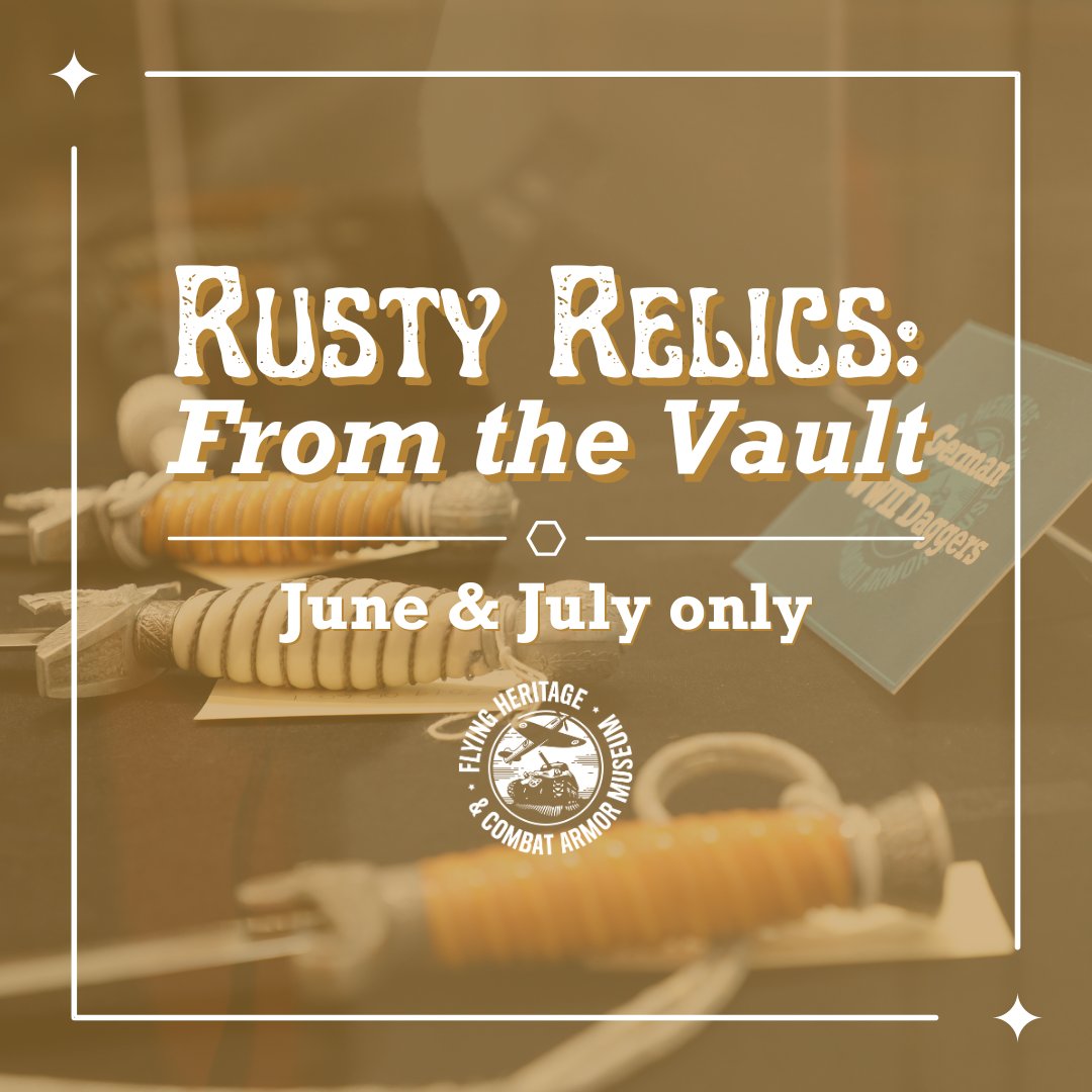 Missed our Rusty Relics exhibit in June? Don’t worry, this one-of-a-kind display is running through July! The theme is “From the Vault", which showcases a collection of archival items handpicked by our collections team.