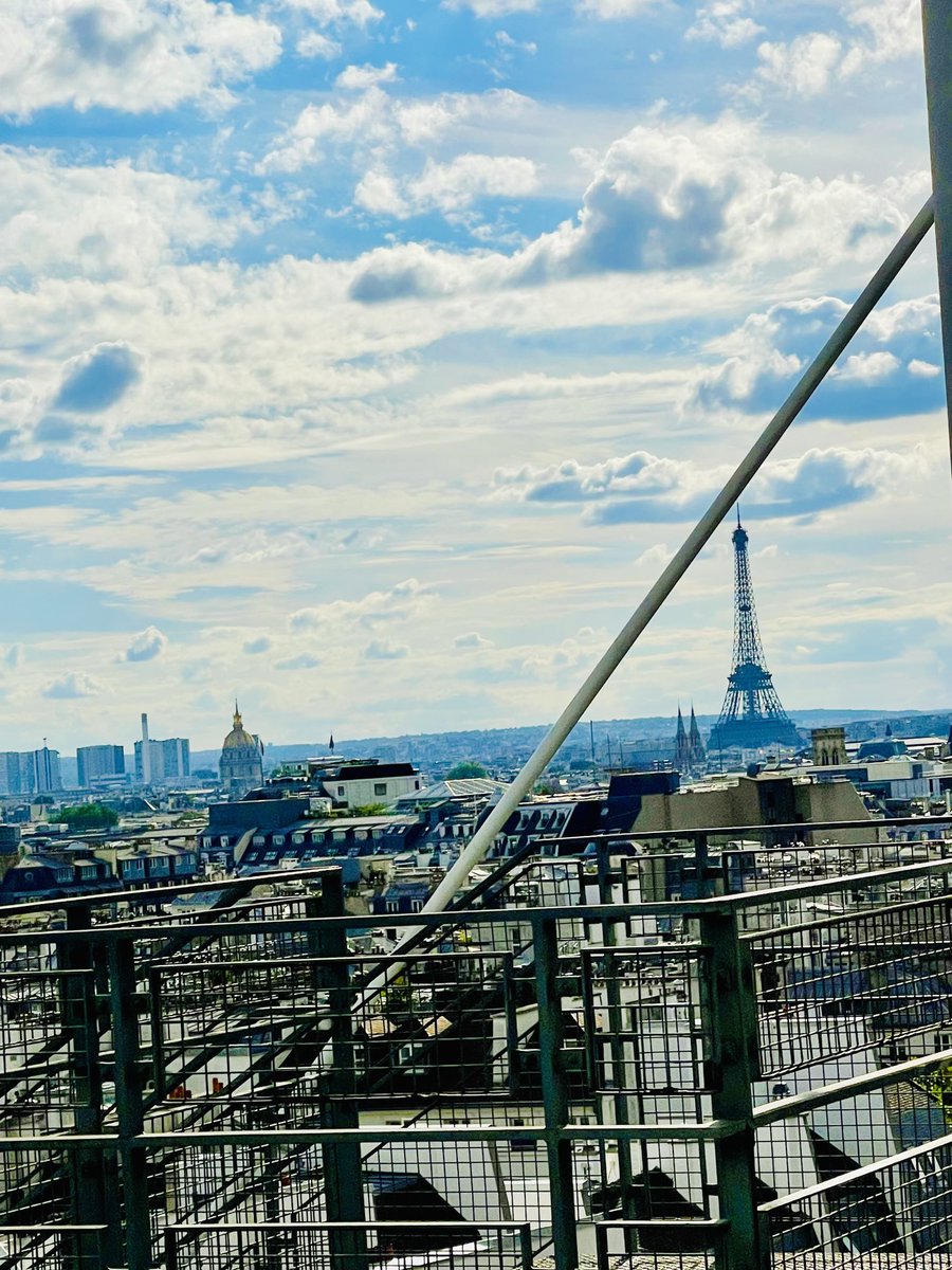 JM_Rapin's tweet photo. Paris depuis la terrasse de Georges… https://t.co/op1VJ6k9Yz