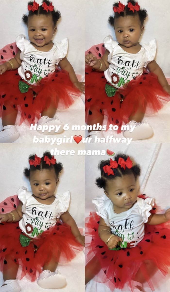 2xPeewee's tweet photo. My why….. Happy 6 months to my babygirl ❤️I’m beyond blessed to be your dad!
#halfwaytoone🍉 https://t.co/UxPpAvhN6w