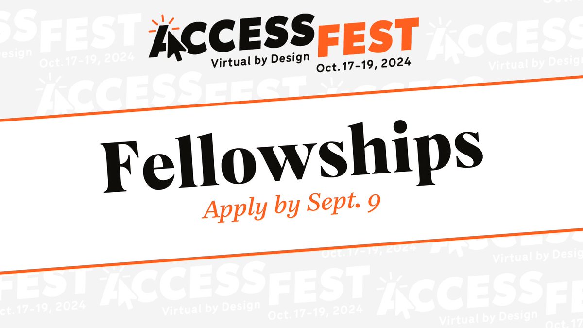 Applications are now open for #AccessFest24 fellowships! Apply today for free registration to IRE’s virtual conference this fall.

Fellowships are available for:
-Journalists, students and educators of color
-Women who are early-career (three years or less) or students