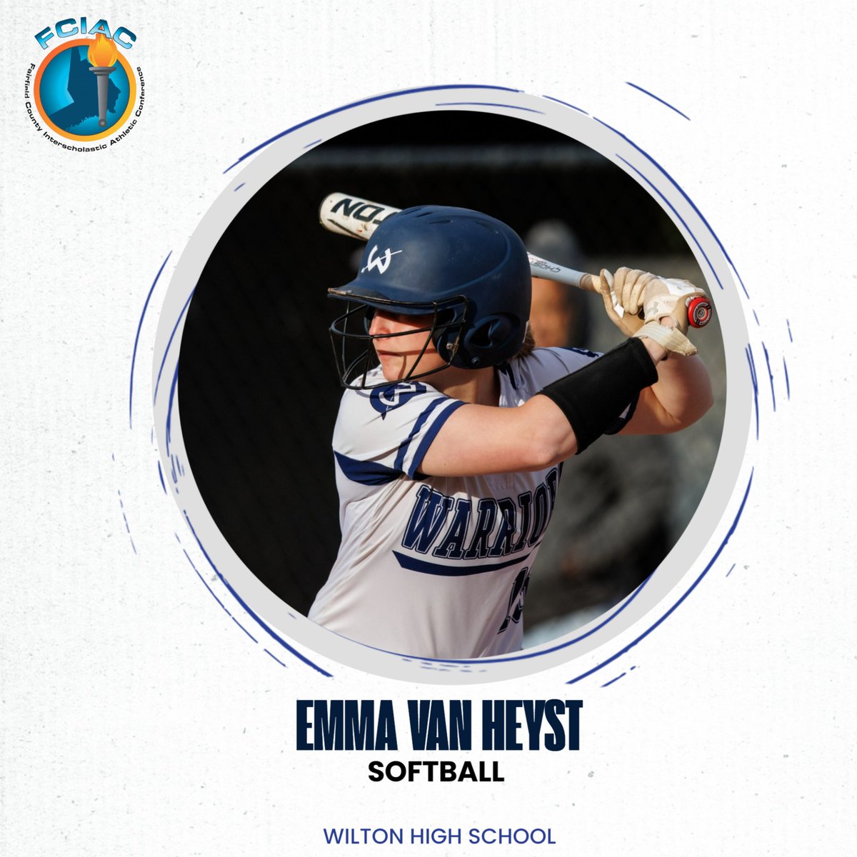WiltonAthletics's tweet photo. Emma Van Heyst earned All-FCIAC Honorable Mention for the 2024 spring softball season.

Congratulations, Emma!

Go blue-white #ctsoftball https://t.co/bmGjOWaDzI