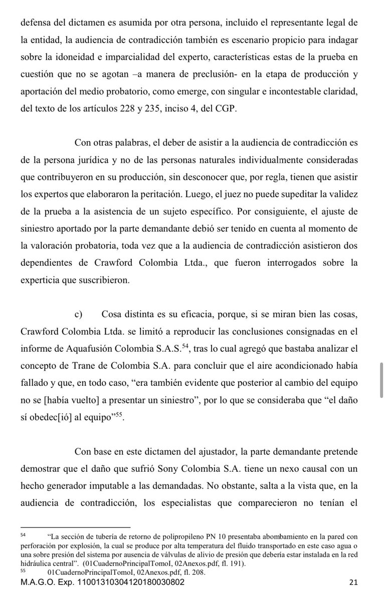 marcoalvarezg's tweet photo. Comparto -en general- el criterio de la Corte Suprema de Justicia sobre cómo proceder cuando el perito fallece. Pero, ¿y si el perito es una “institución especializada”? En esta providencia explicamos nuestra postura: https://t.co/oIrU20wJhq