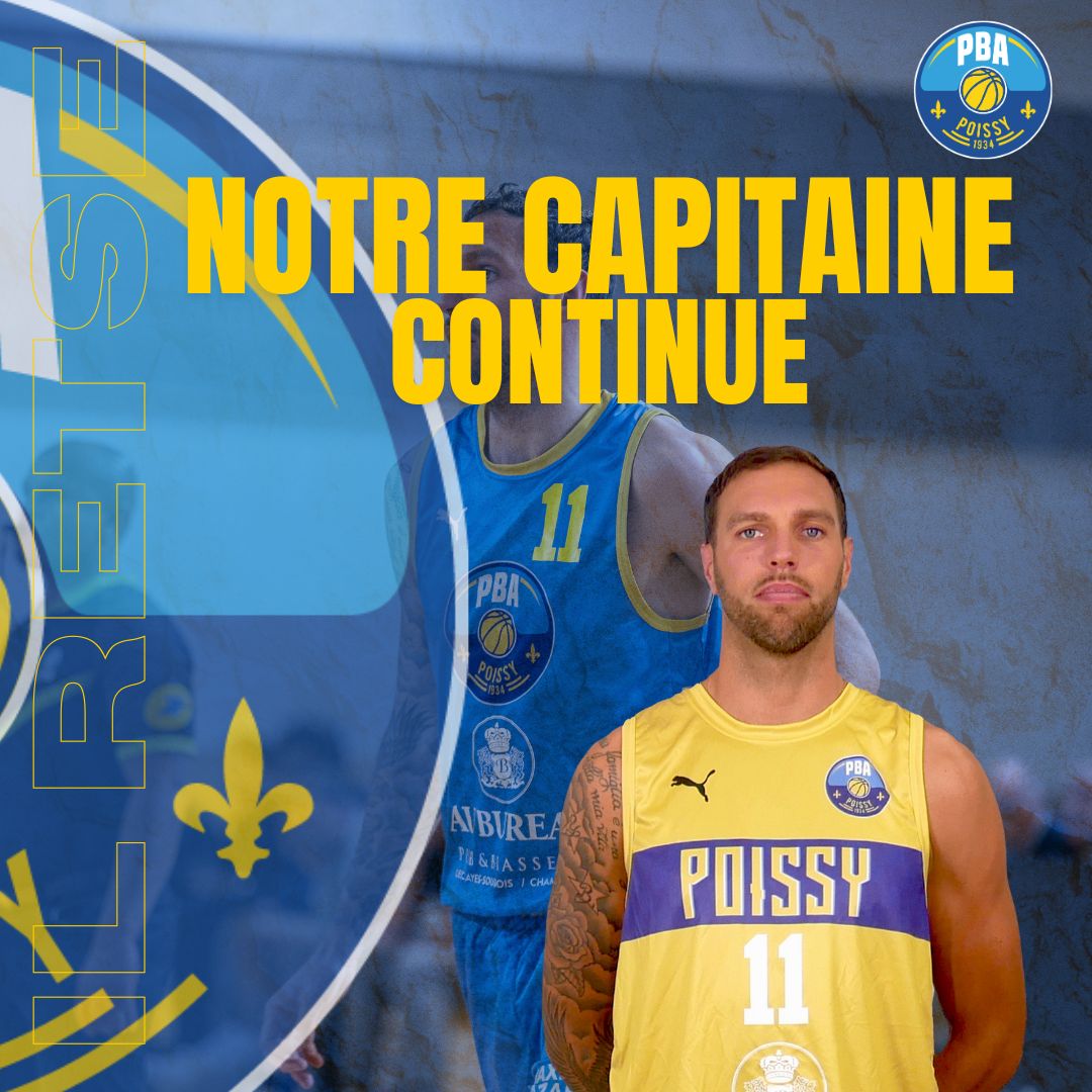 Kevin Closson notre capitaine reste pour la saison 24/25 en N1 !