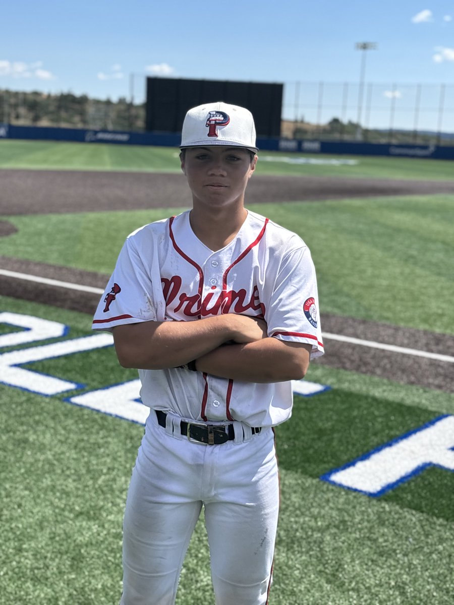 Five Tool Colorado (@fivetoolco) on Twitter photo F: <a href="/usaprimeco/">USA Prime Colorado</a> Mann 7, Peak Baseball Club Black 3
PoG: <a href="/matthewflower_s/">Matthew Flowers</a> 1-3, 2 RBI F: <a href="/usaprimeco/">USA Prime Colorado</a> Mann 7, Peak Baseball Club Black 3
PoG: <a href="/matthewflower_s/">Matthew Flowers</a> 1-3, 2 RBI