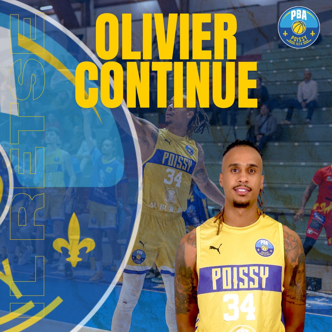 Notre SNIPER Olivier Yao Delon continuera a frapper sous nos couleurs la saison prochaine !