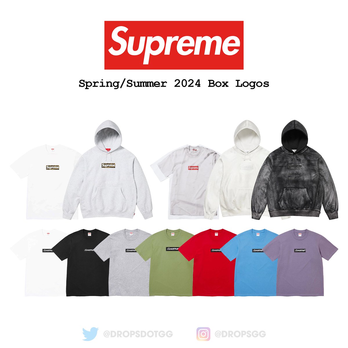 What was your favorite Supreme Box Logo from Spring/Summer 2024? 🤔
