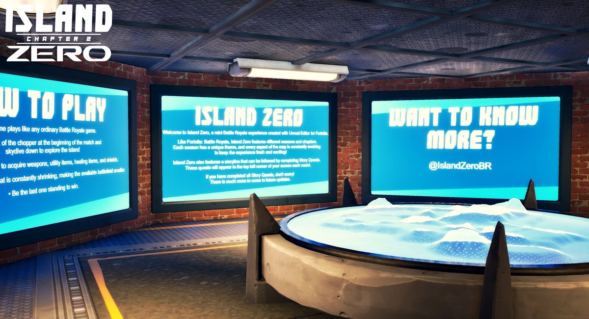 🚀 V4.30 is live!

Dive into thrilling Story Quests, explore a revamped Pre-Game lobby, and try out the two unvaulted utility items in todays update! 🔥

Read more: news.islandzerobr.com/v4-30/

Map code: 3849-9347-7236

#UEFN #Fortnite #FortniteCreative