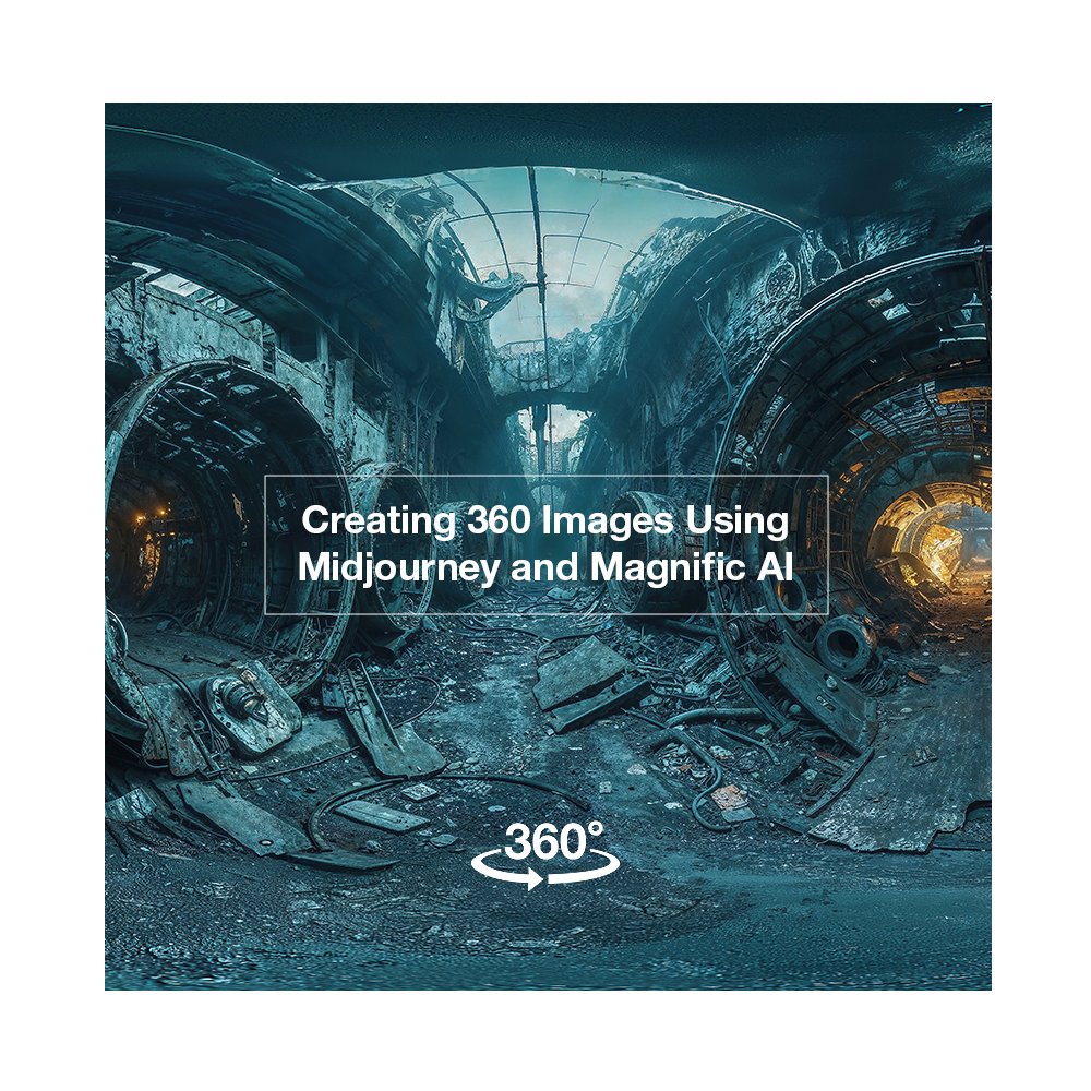 simcoemedia's tweet photo. Learn how to create high resolution 360 images using #Midjourney, #MagnificAI, #Photoshop and #Pano2VR with my downloadable tutorial available from https://t.co/kq0ucU3U4n

#360photography #360images #immersive #vr #tutorial #skybox #aiart #aiimages #virtualtour #creative https://t.co/kL1bcGs36Y