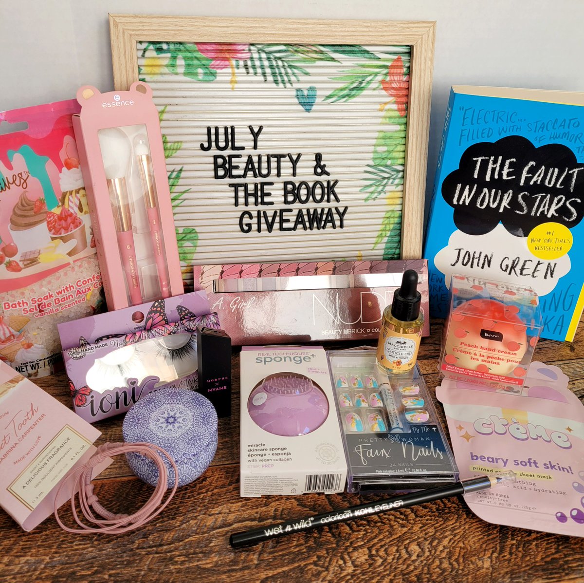 Enter to win a $50+ Goodie &amp; Beauty Bundle from <a href="/TheMoonlitNook/">The Moonlit Nook</a> #giveaway #makeup #books themoonlitnook.blogspot.com/2024/07/july-b…