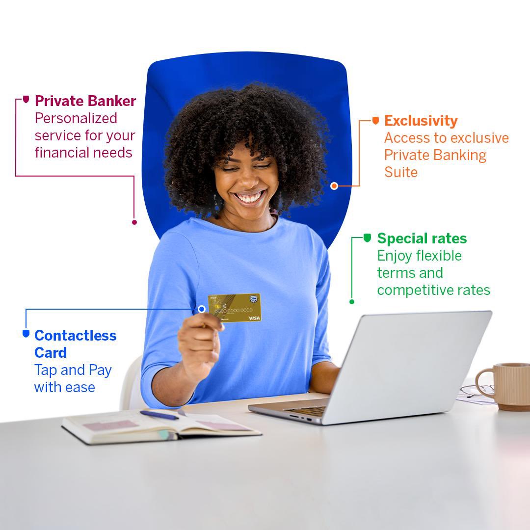 StanbicBankGH's tweet photo. Ready to level up your lifestyle? Upgrade to a Private Banking account for personalized service, exclusive benefits, and more. Visit the nearest branch today to unlock new opportunities for financial growth. 

#PrivateBanking #Evolve #DoItWithStanbic https://t.co/OAVex3koov