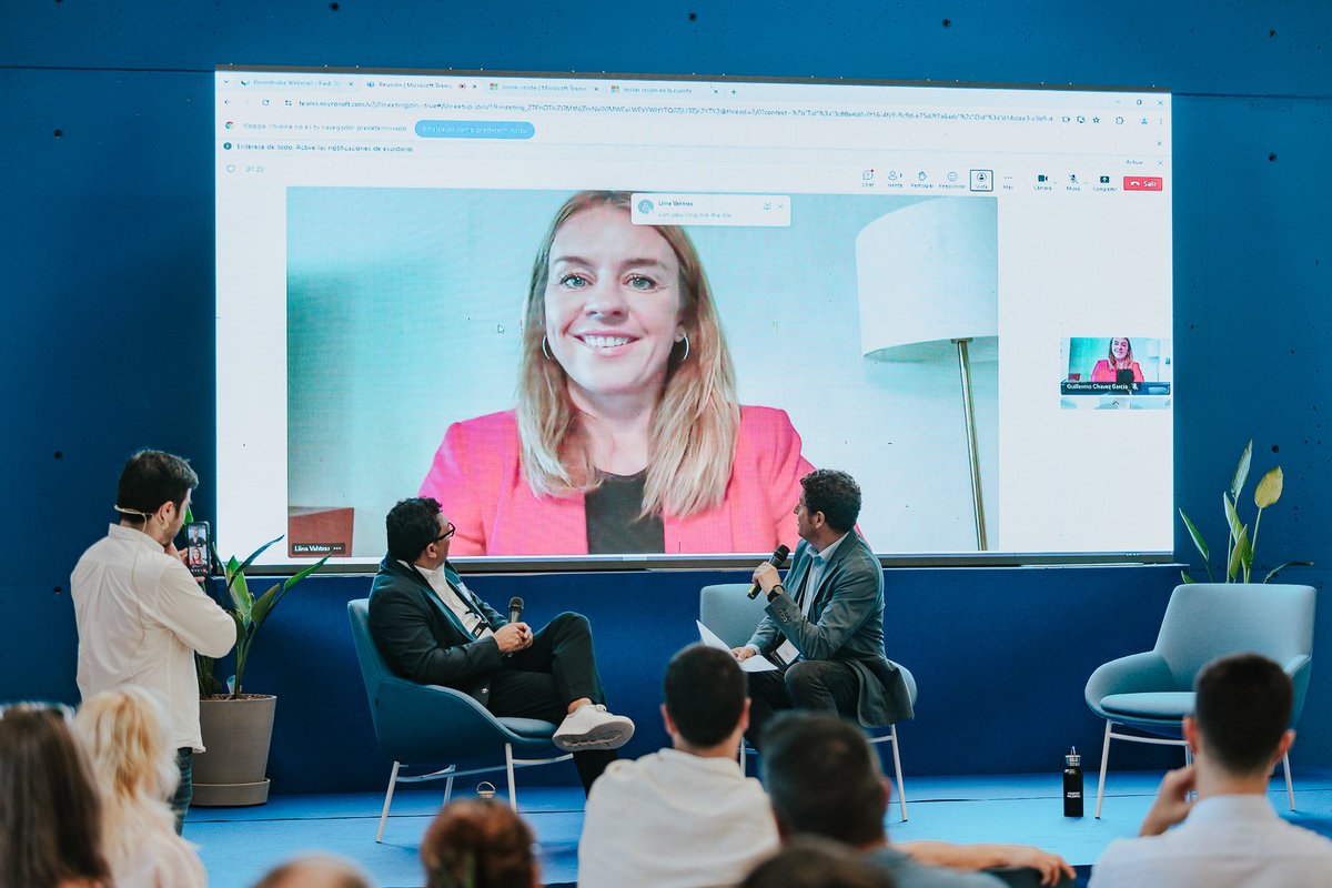 Moment for the signing of the Cooperation Agreement between <a href="/e_Residents/">e-Residency: Estonia</a> and Startup Valencia, with the experts ✍

With 👥 Liina Vahtras, Managing Director of <a href="/e_Residents/">e-Residency: Estonia</a>, <a href="/nacho_mas/">nacho_mas</a>, CEO at Startup Valencia, and <a href="/Krloosrivera/">Krloos Rivera | K Ventures</a>, Director of Governmental Affairs, Global Growth,
