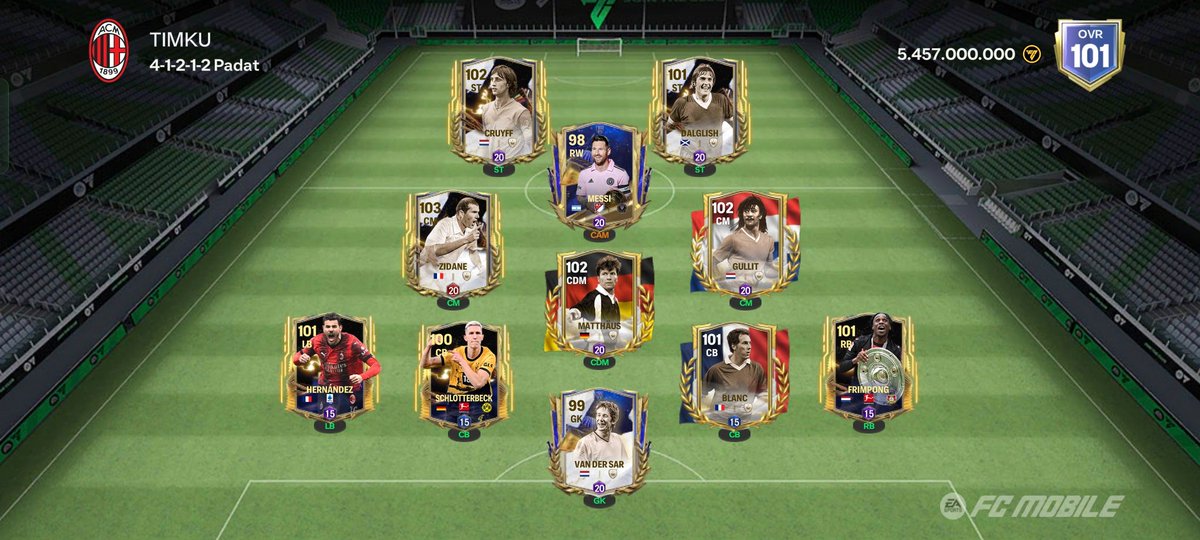 budifrastyo's tweet photo. @KJavierFM @tutiofifa @EAFCUniverse24 @FirstHalfYT @yashahuja01 @KnowHash @abhayv5545 @FcBrownYT @newcomerFM @azaylfcmobile @ShreyP21 @FCMobileCrew Any changes bro? https://t.co/dt8OJbXi8x