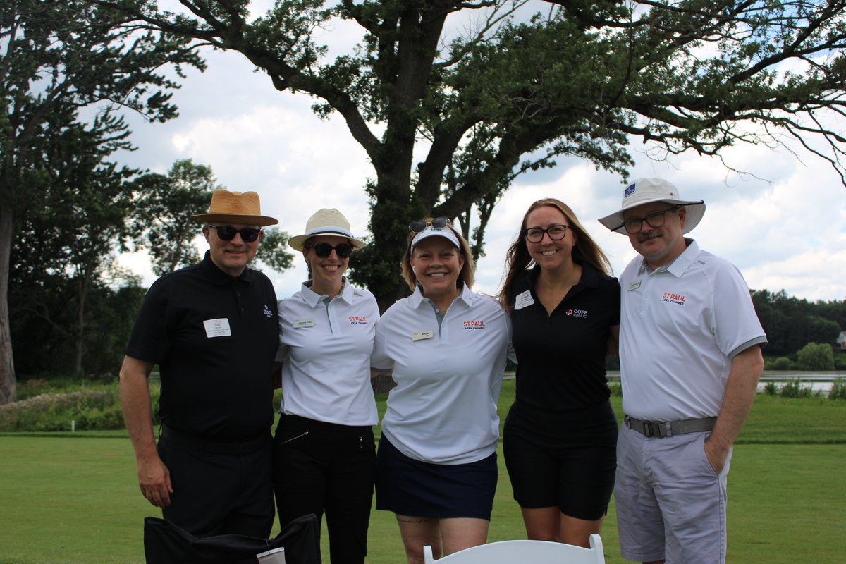 The <a href="/SPAC_PAC/">SPAC PAC</a> team and two board members had a great time at the <a href="/SPACC/">St. Paul Area Chamber</a> golf outing, chatting with Chamber members, and raising money to support pro-business candidates - even if the weather didn't cooperate. <a href="/amandaduerr/">Amanda Duerr</a> @DrakeBankLeader <a href="/ElizabEmerson/">Elizabeth Emerson George</a> <a href="/BrendaKyle/">B Kyle</a> #ConnectingSTP