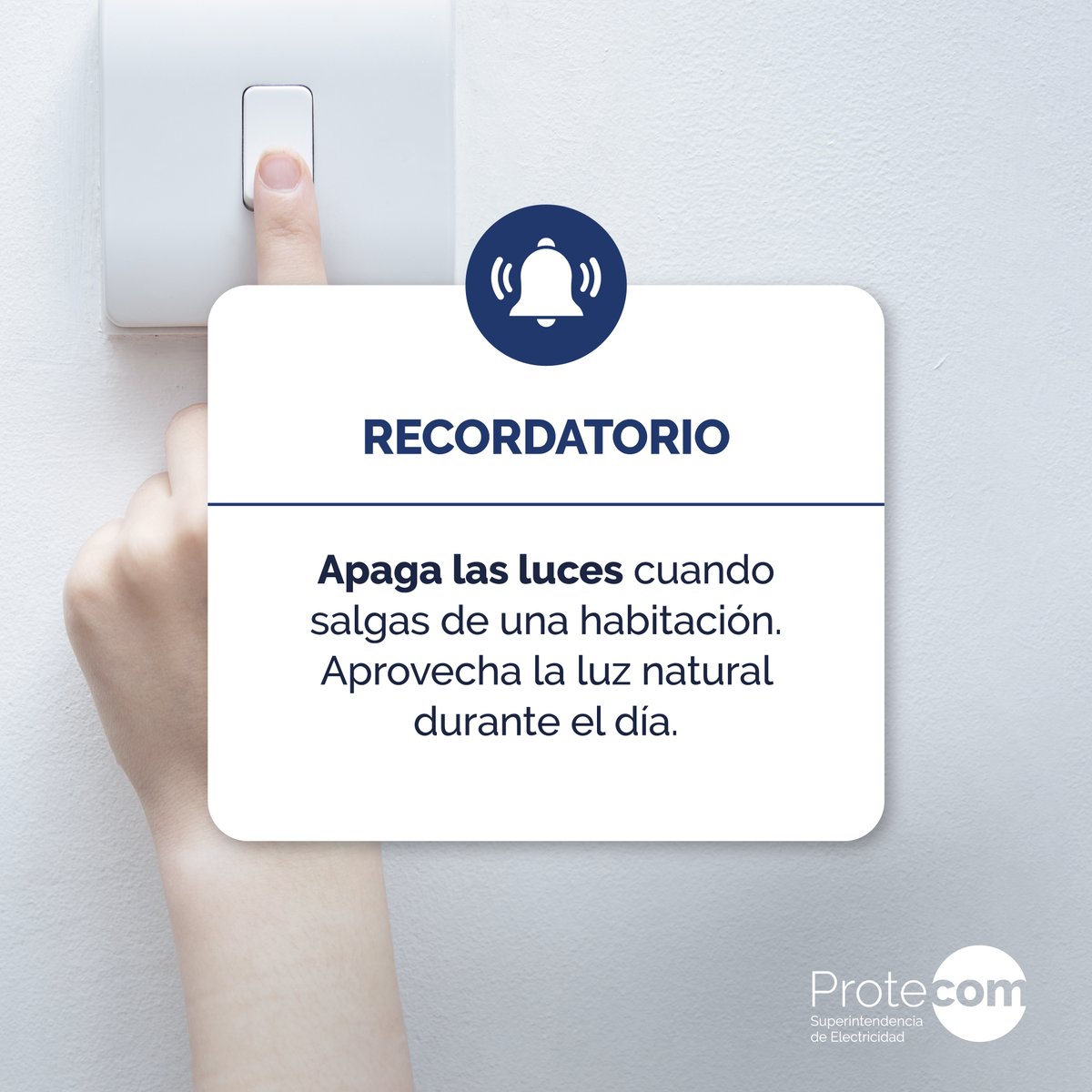 ¡Pequeños gestos hacen la diferencia! 💡 No olvides apagar las luces y los electrodomésticos cuando no los necesites y cada vez que salgas de una habitación🌞 Durante el día, aprovecha al máximo la luz natural.
 #Sostenibilidad #CuidemosElPlaneta 🌟