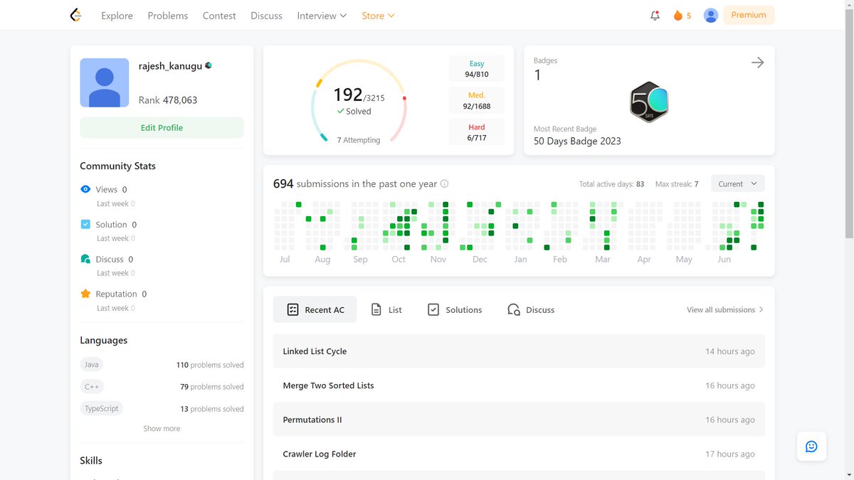 exploringengin1's tweet image. Started #100daysofcode on @Unstop_World
1. Solved 4 questions on unstopping coding practice
2. completed the daily challenge on @LeetCode
3. I also worked on my application and integrated Gemini chatbot and was able to send requests to Gemini API using #serveractions in @nextjs