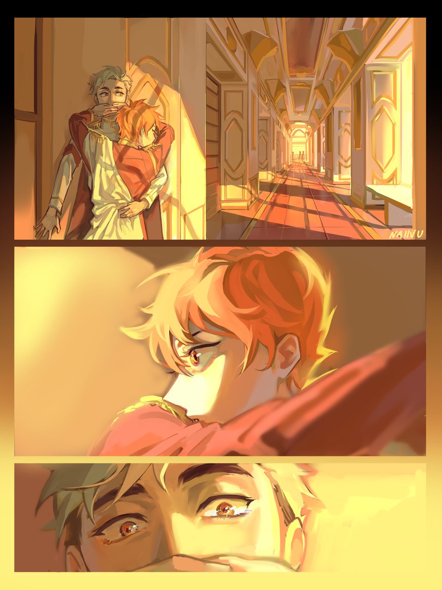 #侑日の日 The time Atsumu fell a little bit more in love with the sun🦊☀️ Happy Atsuhina Day! 

#l_empirehq