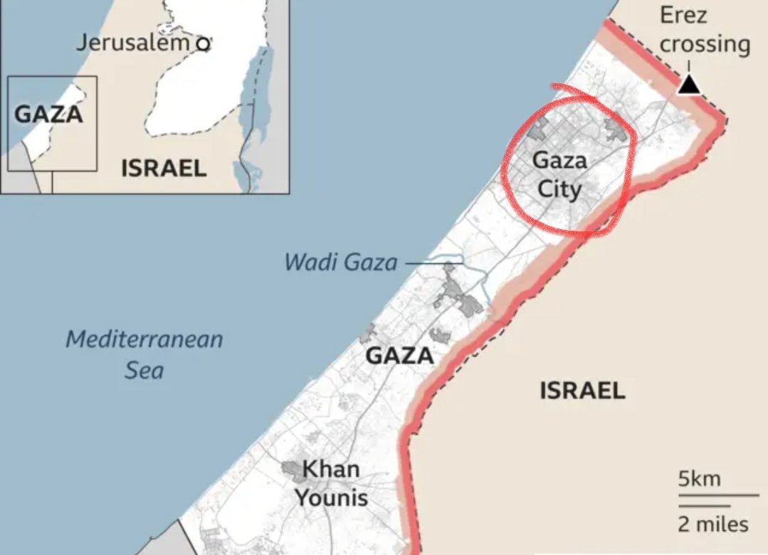 israelnewspulse's tweet photo. 🚨  The IDF to all Gaza City residents: "Evacuate, the city will become a dangerous combat zone."

The IDF has distributed leaflets urging all Gaza City residents to evacuate south to shelters in Deir al-Balah and al-Zawaida. The leaflets, which list the safe areas, state: 

"To everyone in Gaza City. Safe passages allow you to move quickly and without inspection from Gaza City to shelters. Gaza City will become a dangerous combat zone."
_