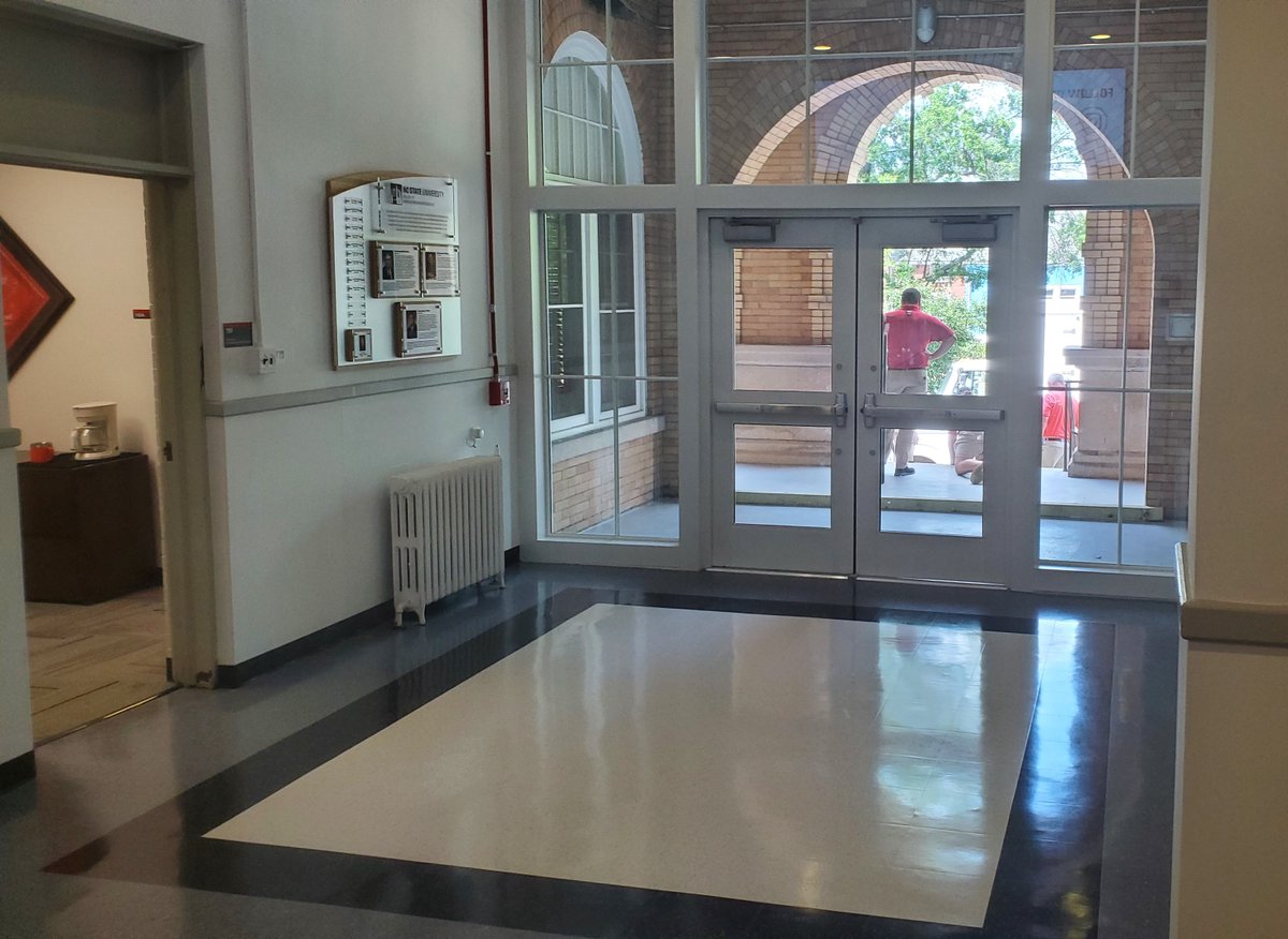 Dean Garey Fox (@cals_dean) on Twitter photo Patterson Hall has gotten some improvements lately with a renovated front entrance and the showcasing of the ASABE national championship-winning quarter-scale tractor made by the NC State Pack Pullers and <a href="/NCState_BAE/">NC State BAE</a>. Come by the lobby of Patterson Hall to check it out! #GoPack Patterson Hall has gotten some improvements lately with a renovated front entrance and the showcasing of the ASABE national championship-winning quarter-scale tractor made by the NC State Pack Pullers and <a href="/NCState_BAE/">NC State BAE</a>. Come by the lobby of Patterson Hall to check it out! #GoPack