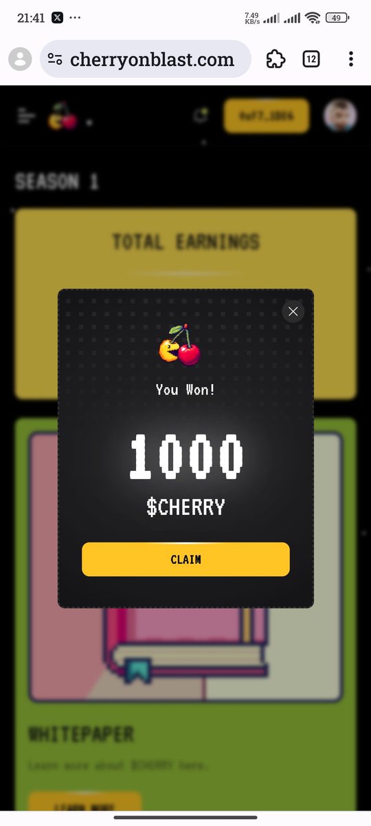 HANI_4848's tweet photo. @Lingocoins 🔥
$LINGO 👌🏻
#lingoislands ⭐
$CHERRY 🥰 
@cherryonblast ✅
@qiibeefdn 👍🏻
$QBX 💥
لینگو که بشدت رو مخه و گیلاس هم امتیاز نمیده ببینم آخرش چی میشه https://t.co/A2lTZhIe9l