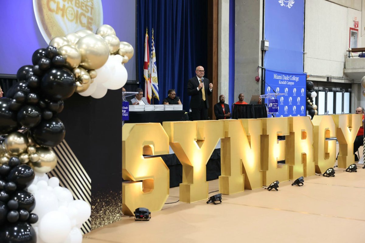 SuptDotres's tweet photo. Synergy 2024: Setting the Gold Standard continued today! As we celebrate our 11th year of District successes as a community, we prepare to engage, collaborate, and set the blueprint for a stellar 2024-2025 school year. Let's continue to be YOUR BEST CHOICE! #YourBestChoiceMDCPS https://t.co/tMaeYOMGt9