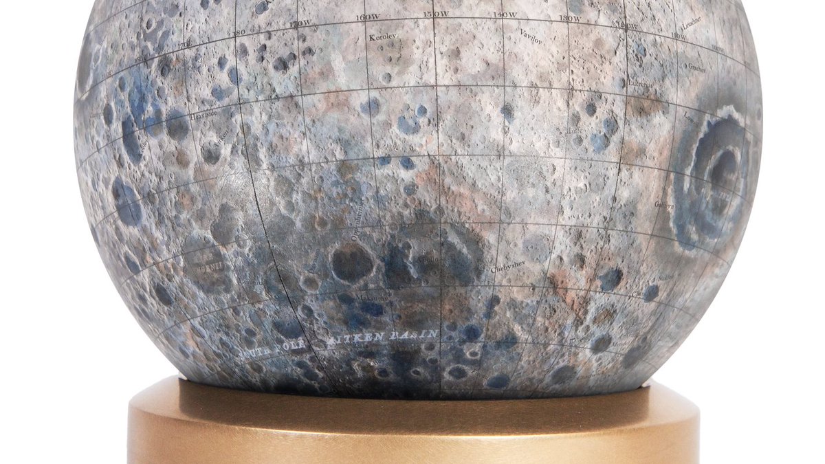 globemakers's tweet photo. Obsessed with this 12cm Rust & Steel Moon. Just finished and now available for "Quick Delivery" with choice of solid handcrafted Titanium or Bronze base. The globe spins 360 degrees in a fluid motion by hand on bearings -
https://t.co/VDq1QQNSho #globemaker #moonmaps #lunar https://t.co/OrHdKCqBbr