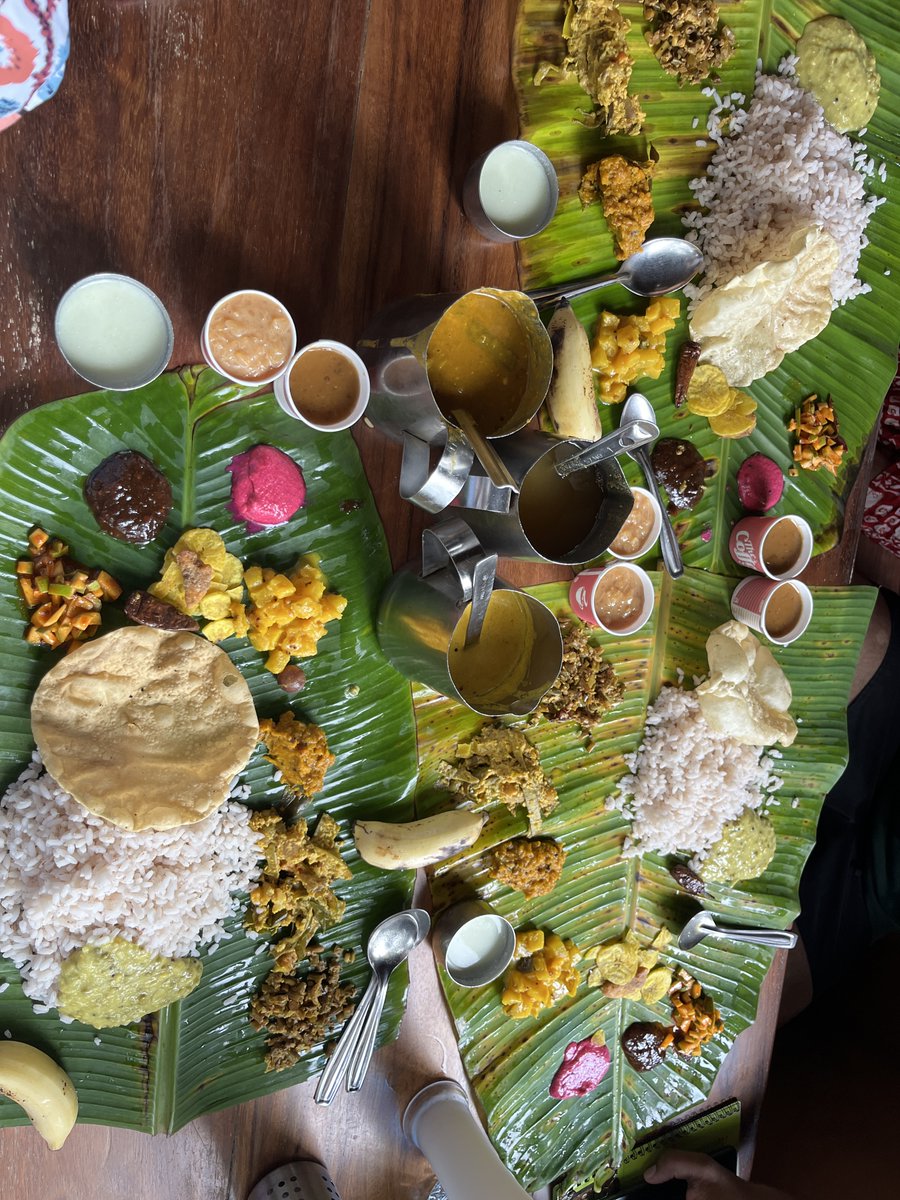 Aryan Soni (@aryannsaraf) on Twitter photo #Kerala's culinary crown jewel! A vibrant feast served on a sustainable plate - the banana leaf. Every bite bursts with flavor & tradition. #SouthIndianFood #EatLikeALocal
#LensMasterChallenge <a href="/RishihoodUni/">Rishihood University</a>
#VijayaClan #Kerala's culinary crown jewel! A vibrant feast served on a sustainable plate - the banana leaf. Every bite bursts with flavor & tradition. #SouthIndianFood #EatLikeALocal
#LensMasterChallenge <a href="/RishihoodUni/">Rishihood University</a>
#VijayaClan