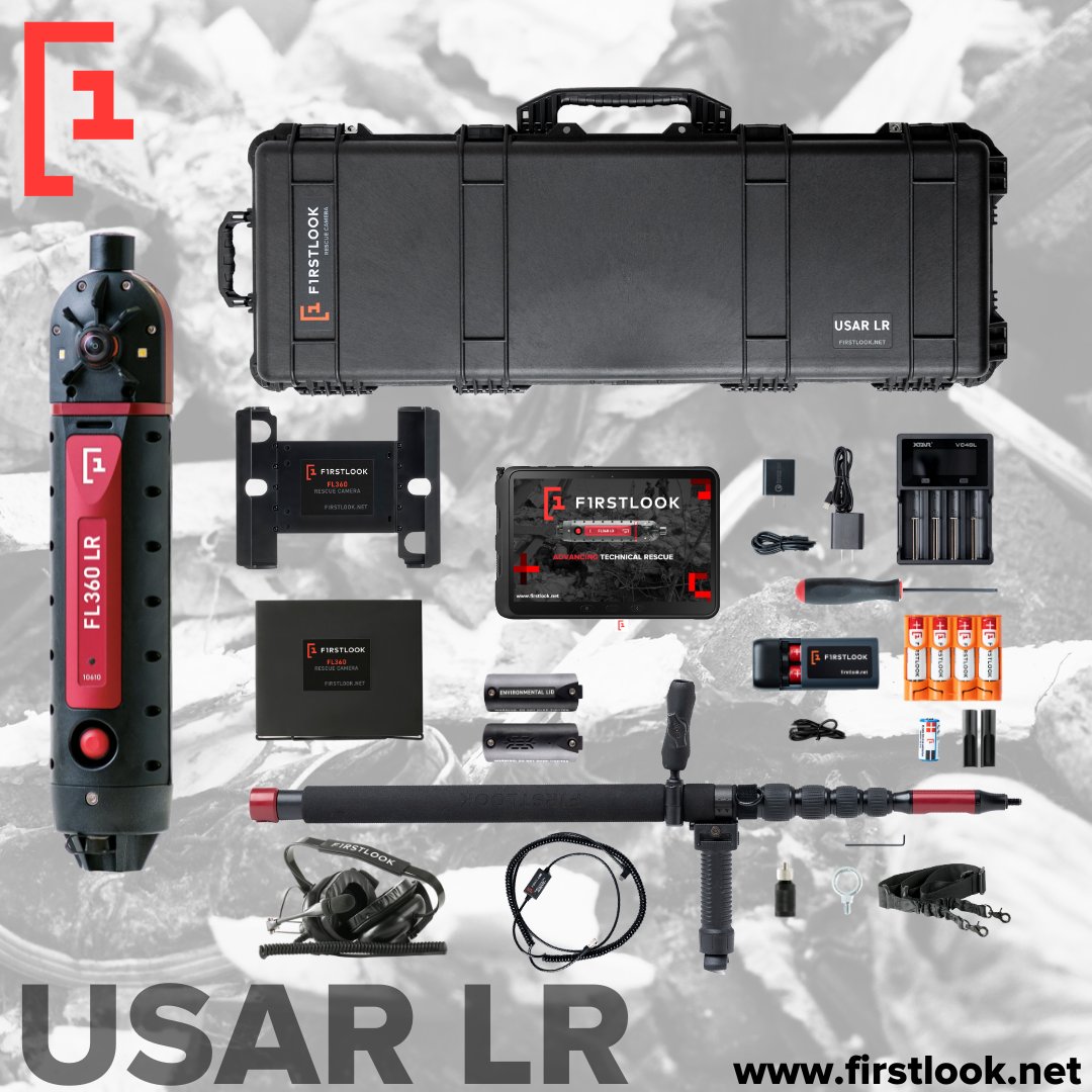 FirstLook360's tweet image. Enhance your #USAR equipment cache with the #FL360 USAR LR Search and Rescue Camera system.  When every second counts, our advanced all-in-one rescue kit is your ultimate partner in victim location.  
 
firstlook.net/.../urban-sear… 

#urbansearchandrescue #searchandrescuecamera