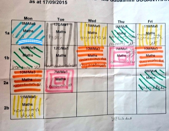 mathspo's tweet photo. First timetable 🤩 https://t.co/NRKTTuiqD1