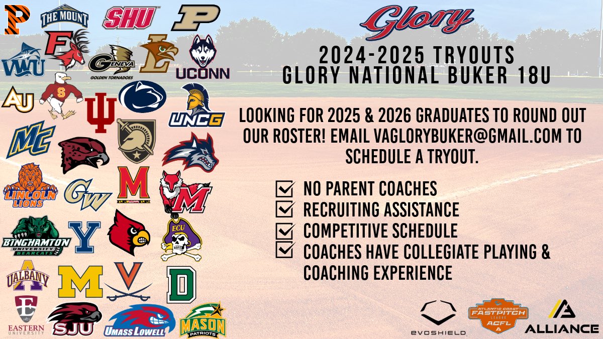 Open practice next Thursday for anyone interested in checking us out before we head to Alliance Nationals! Email for details. Tons of exposure opportunity for the right fit!