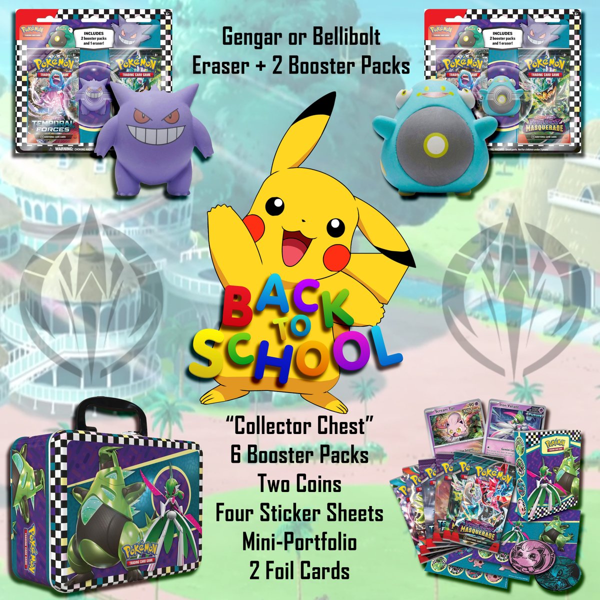 DarkstoneComics's tweet photo. Hard to believe, but it's already time to start thinking about Back to School! And what better way than with Pokemon? We got these items from the new Pokemon BTS set available now in-store! https://t.co/NoBZ1jIxVJ